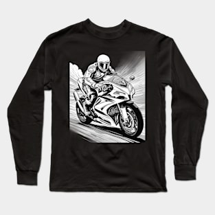 Biker Motorcycle Long Sleeve T-Shirt